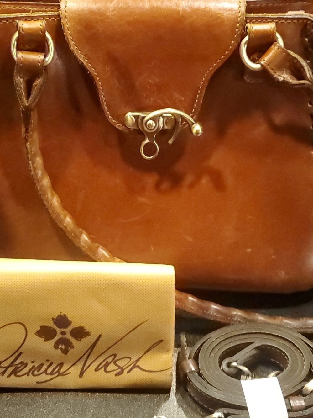 Patricia Nash Purse-Brown Leather